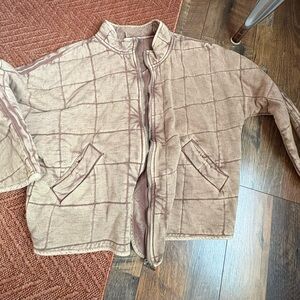 Free People Brown Bomber Jacket